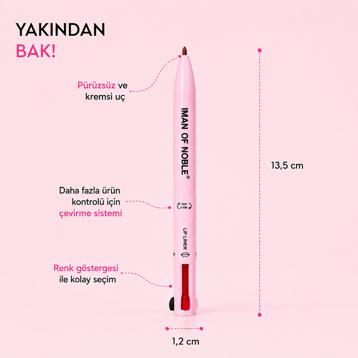 4'ü 1 Arada Makyaj Kalemi