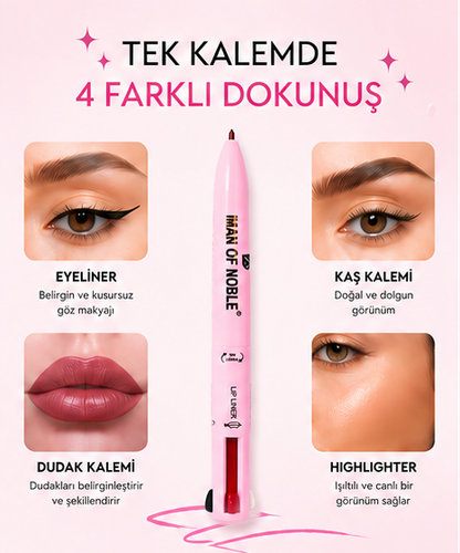 4'ü 1 Arada Makyaj Kalemi